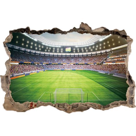 3d Sticker Mural De Salon,stickers Muraux 3d Football Arne,poster Du Stade Chambre D'enfant,autocollant Mural De Football Color Chambre Garon,auto (1/5)