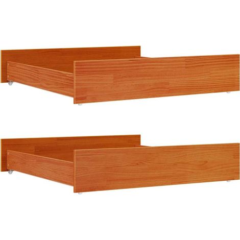 Maison Exclusive - Cajones de cama 2 uds madera maciza de pino ma