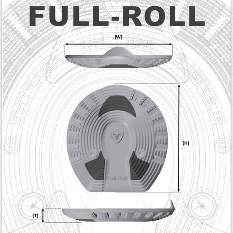 4: Full Roll starrer Kunststoff anwendbar auf den Fuß des Pferdes (1/2)