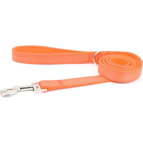 Laisse pour chien en soie, orange - 251200mm, 2 pièces - Taille L (1/5)