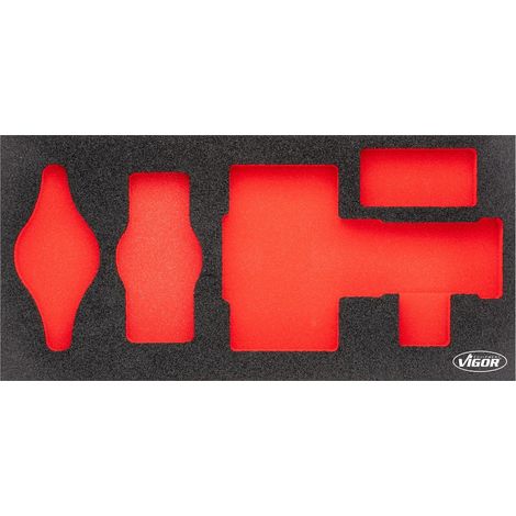 VIGOR Weichschaum-Einlage, leer, Art.Nr. V7724-L (1/2)