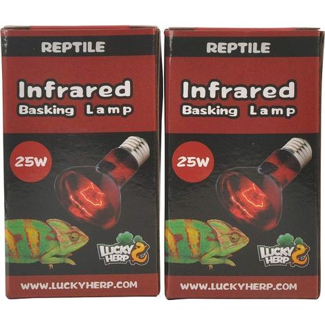 2er-Pack Infrarot-Wärmelampen, E27, 25 W, für Reptilien und Terrarien (1/5)