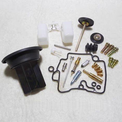 Applicable àCompatible avec le kit de réparation de carburateur Taiwan KT CVK24, comprenant l'ensemble diaphragme de piston et la pièce de soupape à pointeau numéro 5DECP. (1/5)