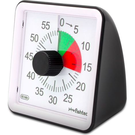 ALOVEZ Minuteur électronique INOX 60 min, 2 zones, alarme (1/4)