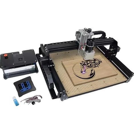Fresatrice CNC, mandrino da 500 W, controller offline, con controller, senza laser (1/2)