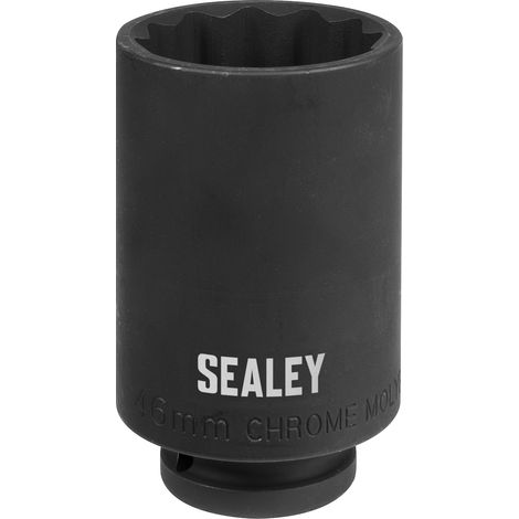 Sealey Impact Socket 1/2""Sq Drive 12-Point 46mm SX046