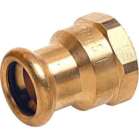 Manicotto a crimpare femmina 12x17, per rame di diametro 14 mm.