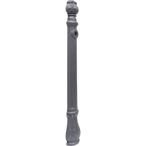Fontana a colonna Osiride per casa giardino colore grigio ghisa senza rubinetto (1/3)