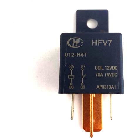 Relè 12VDC 70A 90Ω 1,6W Hongfa