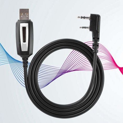 Walkie Talkie Programming Cable with CD Driver for GT-3 UV-82 BF-888s Radio MUMU (1/4)