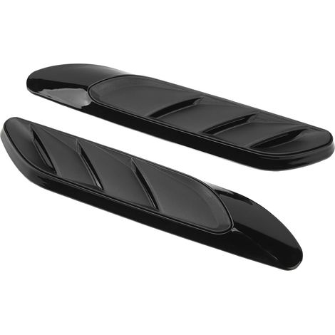 Garniture de sortie d'air latérale de garde-boue, noir brillant, cache-conduit d'admission d'air, moulure de remplacement pour Mercedes-Benz Classe C W206 (1/5)