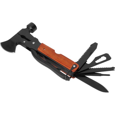 15-in-1 Multifunktionswerkzeugset: Axt, Hammer, Camping-Überlebenswerkzeug, Schraubendreher, Zange, Flaschenöffner, Holzmaserungswerkzeug (1/5)