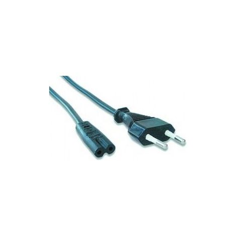 Gembird PC-184/2 1,8m C-Type Plug C-Type Plug C8 Black - Cavo (1,8m, maschio/femmina, C-Type Plug, C8 Coupler, nero)