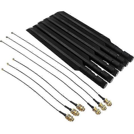 Kit d'antenne externe compatible avec les modules Wi-Fi 7 BPI-R4-NIC-BE14 pour Banana Pi. WHBYV (1/4)
