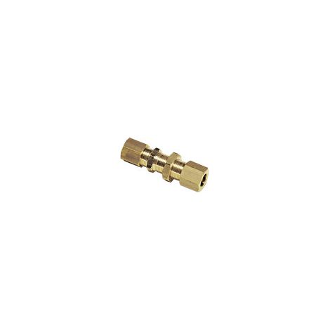 Adaptateur de traversée de cloison Legris 0116 vers Enfichable 14 mm Enfichable 14 mm ( Prix pour Paquet de 2 )