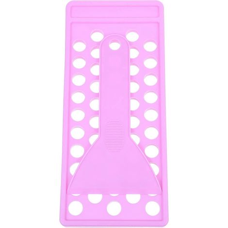 kit de fabrication de baume à lèvres comprenant un plateau de remplissage à 50 alvéoles, des pots à baume à lèvres et une spatule.-25.00X11.00X1.70CM-Purple (1/4)