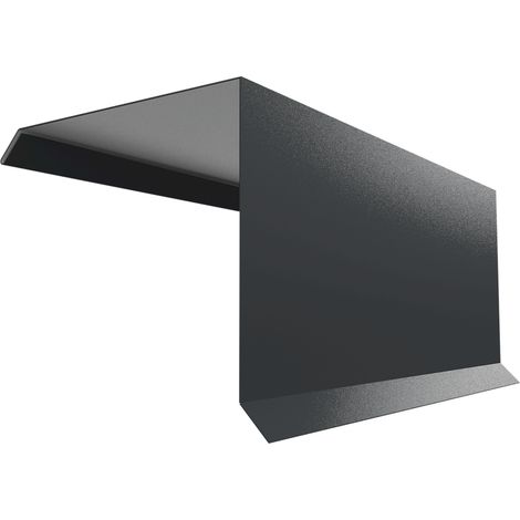 Ortgang 110x100, L.2000mm, ALUMINIUM, 0,70mm, RAL7016