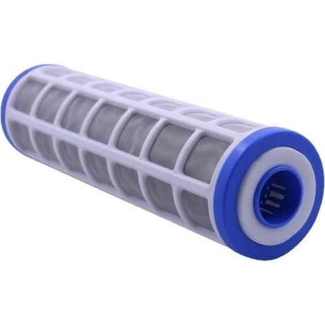 Elemento filtrante lavable para purificador de agua, cartuchos de filtro de malla de acero inoxidable de 10 pulgadas, filtro de precisión de 40 micras. (1/5)