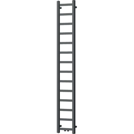 Radiateur de salle de bains Mexen Bolt 1800 x 300 mm, 351 W, anthracite - W126-1800-300-00-66 (1/3)