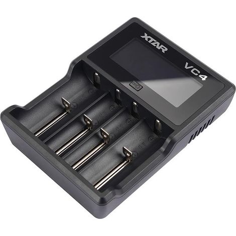 Cargador Pilas Li-ion Y Ni-mh 1a Tipos A, Aa, Aaa, Aaaa Xtar-vc4 (1/5)