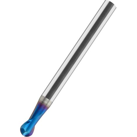 VHM-Mini-Vollradiusfräser HSC PrimeLine HA naco blue 6 mm x 65 mm x 15 mm