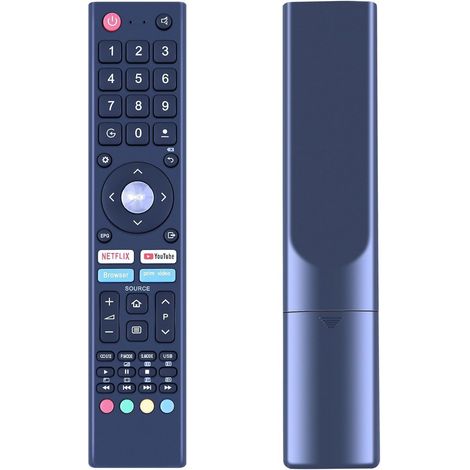 GCBLTV02BDBIR Télécommande de Rechange Compatible avec CHIQ ChangHong UHD TV U43H7S U43H7N U43H7L U50H7N U55H7N U58H7N U58G7N L32H5S L32H7L L32H7N L40H7N (1/5)