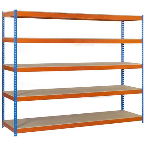 Simonrack Mensola a mezza carico Blu Arancione Robusta (1/3)