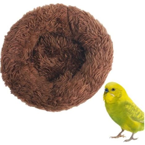 Nid De Coton D’Oiseau Nid Chaud Pour Perroquet Coussin Chaud D'hiver En Coton Nid De Coquille De Noix De Coco (1/4)