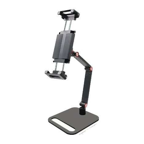 Soporte para monitor, altura ajustable, diseño plegable, estructura de hierro de doble pliegue (1/2)