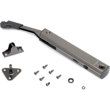 Mécanisme pour portes relevables, charnière porte amortisseur force 1440-2200, Acier, Titane (1/5)