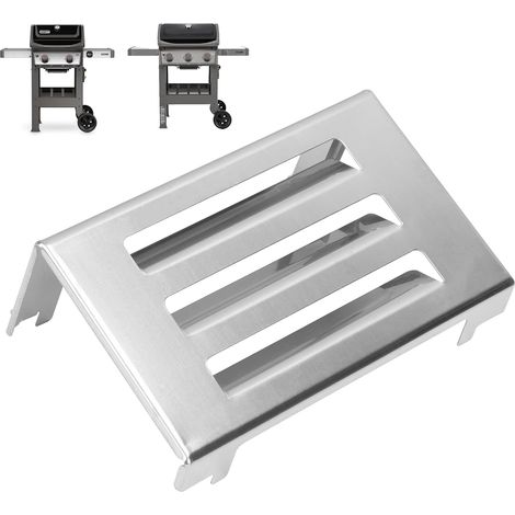 67060 Pièces de Rechange pour déflecteur de Chaleur Weber GS4 Spirit II 200/300 Series Spirit II E210, E220, E310, S210/220, S310/320, Acier Inoxydable