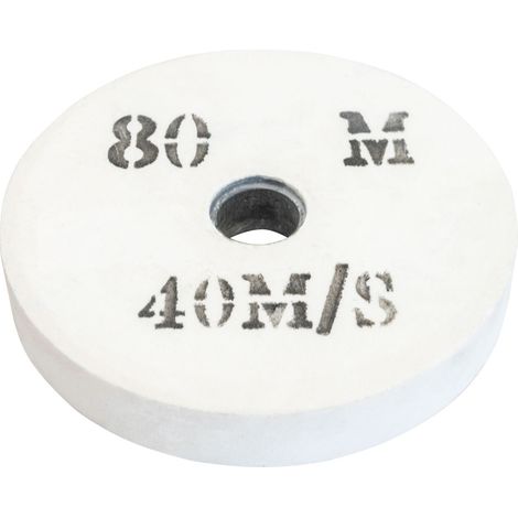Meule abrasive pour touret 200x25x32 grain 80 Holzmann dsm200ssw