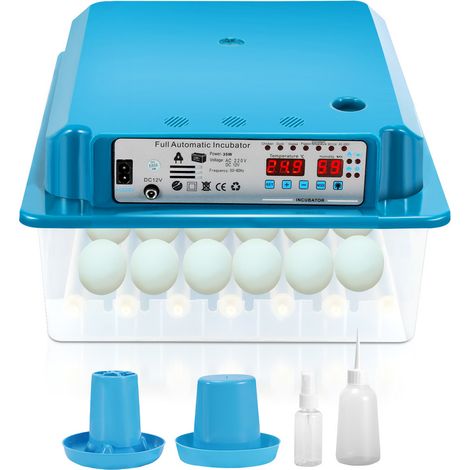 Hengda Incubatore per cova artificiale incubazione uova (Gallina. Anatra. Oca. Quaglia) 36 uova (1/5)