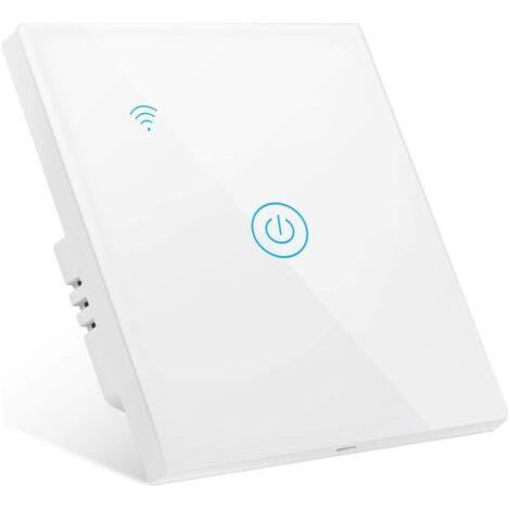 Connexion WiFi interrupteur mural interrupteur mural pas de lumière neutre interrupteur mural commande vocale 1 ensemble (1/5)