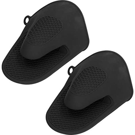 Guanti da forno in silicone in due pezzi, mini guanti da forno imbottiti, guanti da cucina resistenti al calore, tappetino termoisolante per cucinare e cuocere in cucina (1/3)
