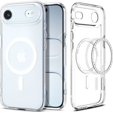iPhone 17 Air Ultra Hybrid MagSafe Schutzhülle – Transparent und Weiß (1/5)
