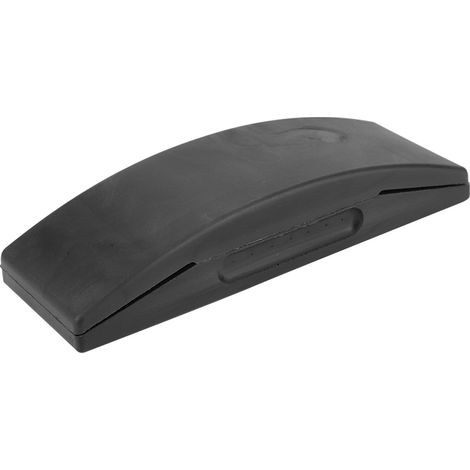 Ortviai Support à Papier de Verre Rectangulaire 70 x 200 mm pour Ponçage Manuel – Poignée Ergonomique Noir (1/5)