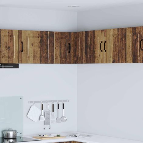 Küchenschrank mit Regal Altholz 57 x 57 x 40 cm Holzwerkstoff