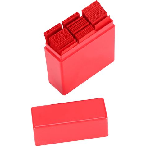 Boîte de 300 bandelettes articulaires dentaires rouges pour morsure, fournitures dentaires professionnelles, accessoires pour dentiste. (1/5)
