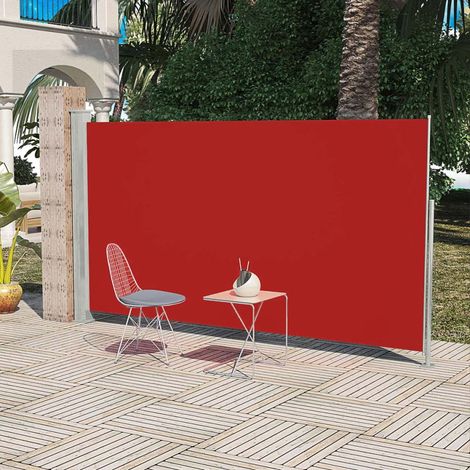 FIMEI Auvent latéral de patio 160x300 cm Rouge (1/5)