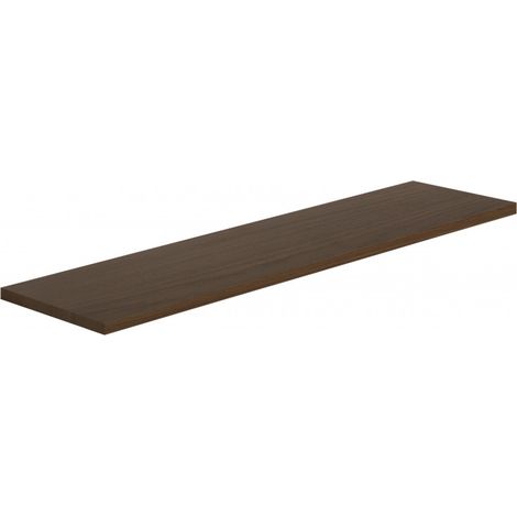 Estante de pared, Estante de madera, Estante de pared, Roble tabaco, 96x23.7x2.3 cm - Inteligente