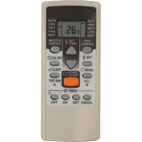 Control remoto de aire acondicionado compatible con Fujitsu, control remoto universal para Fujitsu AR-PV1