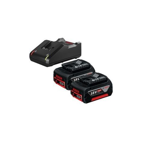 Bosch Akku-Starter-Set GBA / 2x 5,0 Ah Akku + Ladegerät GAL 18V-40