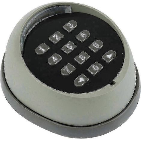 Clavier sans fil métallique à code tournant 433 MHz pour ouvre-porte de garage, contrôle d'accès 2025 (1/5)
