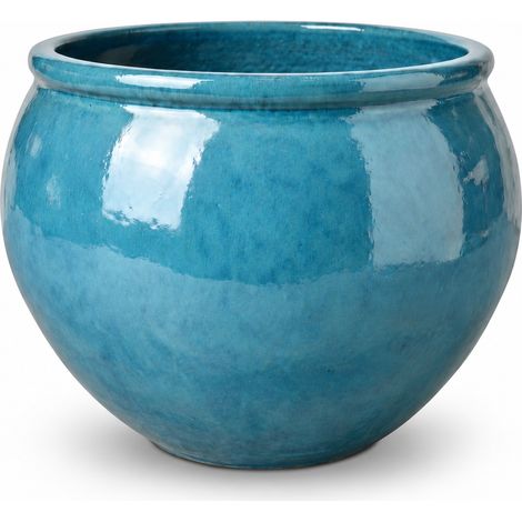 Macetero LUTECE 53x43cm azul caribeño (1/2)