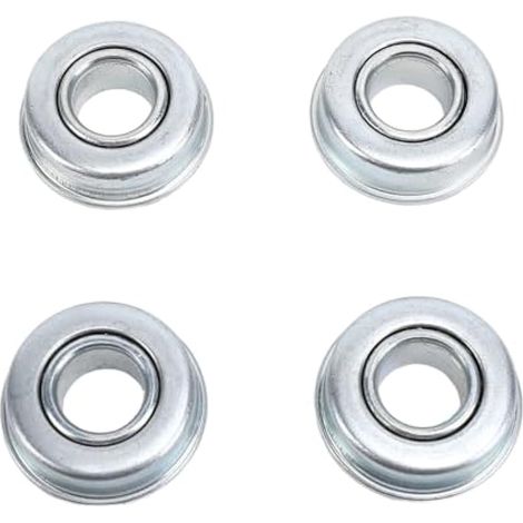 4 Roulements de roue pour tondeuses à gazon, 12,7 x 28,6 x 9,6 mm, universels en acier, remplacement pour machines industrielles