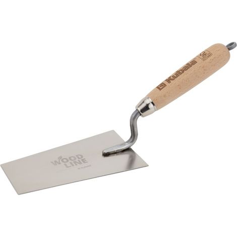 Trapezförmige Holzlinie für Stuckarbeiten aus Edelstahl - KB 5901