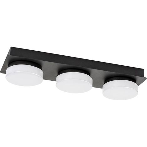 Plafoniera LED bagno 18W nero opaco IP44 Attichus Rabalux (1/5)
