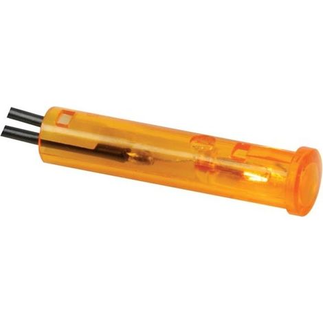 VOYANT ROND 7MM 12V ORANGE SEDER CRAF012A (1/2)