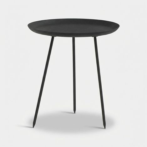 Tavolino basso da soggiorno in metallo design moderno Kharn